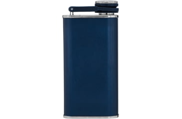 Image of Stanley Easy-Fill Wide Mouth Flask, 8Oz, Bpa-Free, 18/8 SS Construction, Blue, 10-00837-125