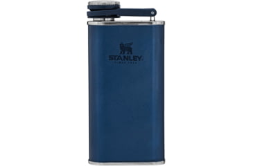 Image of Stanley Easy-Fill Wide Mouth Flask, 8Oz, Bpa-Free, 18/8 SS Construction, Blue, 10-00837-125