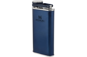 Image of Stanley Easy-Fill Wide Mouth Flask, 8Oz, Bpa-Free, 18/8 SS Construction, Blue, 10-00837-125