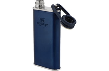 Image of Stanley Easy-Fill Wide Mouth Flask, 8Oz, Bpa-Free, 18/8 SS Construction, Blue, 10-00837-125