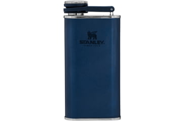 Image of Stanley Easy-Fill Wide Mouth Flask, 8Oz, Bpa-Free, 18/8 SS Construction, Blue, 10-00837-125
