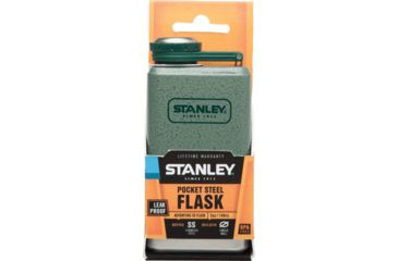Image of Stanley PMI Adventure Ss Flask - 5 Oz, Hammertone Green, 10-01695-001