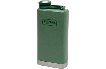 Image of Stanley PMI Adventure SS Flask - 8 Oz, Hammertone Green, 10-01564-001