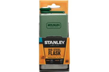 Image of Stanley PMI Adventure SS Flask - 8 Oz, Hammertone Green, 10-01564-001
