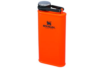 Image of Stanley The Easy Fill Wide Mouth Flask, Blaze Orange, 8 oz, 10-00837-242
