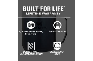 Image of Stanley The Legendary Camp Mug, Hammertone Silver, 12 oz, 10-09366-212