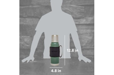 Image of Stanley The Quadvac Thermal Bottle, Hammertone Green, 1.1qt / 1.0L, 10-09841-001