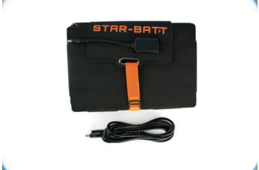 Image of Star-Batt Solar Panel, Black/Orange, SBS-02