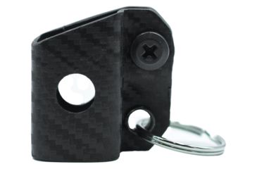 Image of StatGear Kydex Keychain Sheath for Gerber Dime &amp; Leatherman Squirt, Carbon Fiber Black, GDIME-CF-BLK