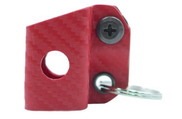 Image of StatGear Kydex Keychain Sheath for Gerber Dime &amp; Leatherman Squirt, Carbon Fiber Red, GDIME-CF-RED