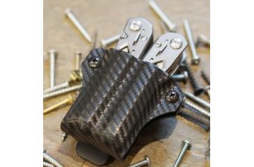 Image of StatGear Kydex Sheath for Gerber Suspension, Carbon Fiber Black, GSUSP-CF-BLK