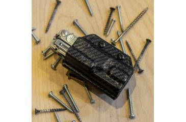 Image of StatGear Kydex Sheath for Leatherman Free P2, Carbon Fiber Black, LP2-CF-BLK