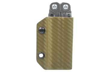 Image of StatGear Kydex Sheath for Leatherman Wingman &amp; Sidekick, Carbon Fiber Brown, LWING-CF-BRN