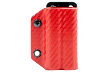 Image of StatGear Kydex Sheath for Leatherman Wingman &amp; Sidekick, Carbon Fiber Red, LWING-CF-RED