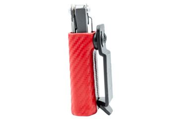 Image of StatGear Kydex Sheath for Leatherman Wingman &amp; Sidekick, Carbon Fiber Red, LWING-CF-RED