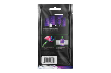Image of Statik Statik GloBright Universal Light-Up Charge Cable, 3ft/1m, Green, PUP-0253-GRN