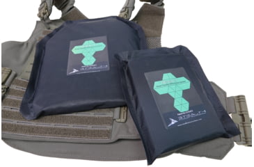 Image of Stealth Armor Systems Hexar Titan Level 3+ Stand Alone Flex Plate, Black, 6 x 8, HXT2P-SIC-FP-6x8