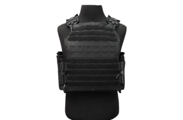 Image of Stealth Armor Systems Velox Plate Carrier Optimized SAPI, Black, Large, VLX-PC-LG-BLK-OP
