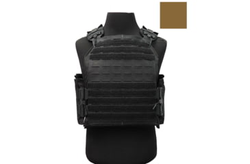 Image of Stealth Armor Systems Velox Plate Carrier Optimized SAPI, Coyote Brown, Xlarge, VLX-PC-XL-CB-OP