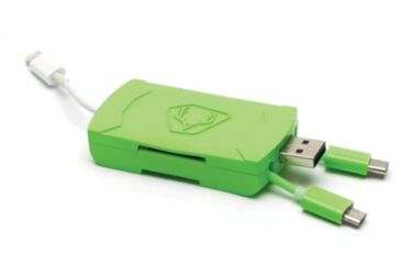 Image of HME Products iOS 4-in-1 Card Reader, USB C/Micro USB/USB 2.0/Lightning, HME-QMCR