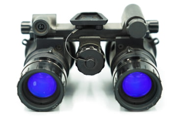 Image of Steele Industries RNVG Ruggedized Night Vision Goggle, LEMO Elbit Thin Filmed Green Phosphor Com Spec, Anodized Matte Black, RNVG-B-123-AP-ELBIT-F9800XLSH