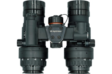 Image of Steele Industries RNVG Ruggedized Night Vision Goggle, LEMO Elbit Thin Filmed Green Phosphor Com Spec, Anodized Matte Black, RNVG-B-123-AP-ELBIT-F9800XLSH