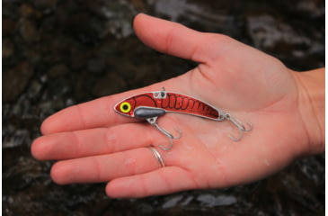 Image of SteelShad 3/8 oz Blade Bait, Red/Crawfish, SSL-10005