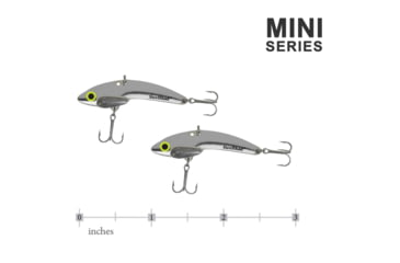 Image of SteelShad Mini, 2 Pack, 1/4 Oz, Silver/Chrome, SSL-10075
