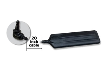 Image of Steiner 20" Right Angle Remote Cable Pressure Pad, Black, 9122