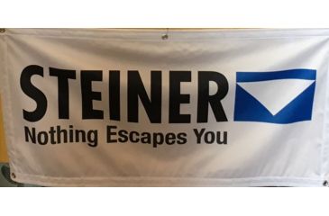 Image of Steiner Germany Banner 2'x4' - White/ Blue - 975