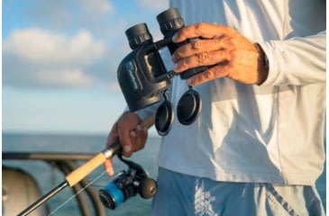 Image of Steiner Navigator 7x50mm Floating Prism System Binoculars w/Compass, Rubber, Navy Blue, 2343