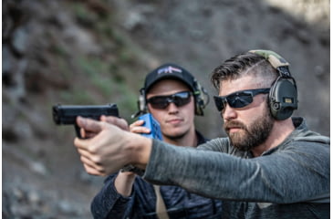 Image of STNGR Hi-Speed Ballistic Sunglasses, Matte Black/Smoke, Medium/Large, XF-VEYJ-IIDL