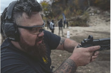 Image of STNGR Lo-Drag Ballistic Sunglasses, Matte Black/Smoke/Clear,Non-Polarized, Medium/Large, 6K-8O41-JV3L