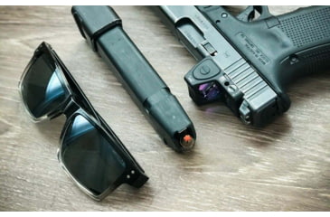 Image of STNGR Nomad Lifestyle Sunglasses, Black/Smoke, Medium/Large, 14-272F-D64A