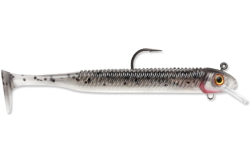Image of Storm 360GT Searchbait Swimmer, 3.5", 1/8oz Jig, #2/0 Hook 1 Rigged/2 Bodies, Smokin' Ghost, SBS35SGH-18J