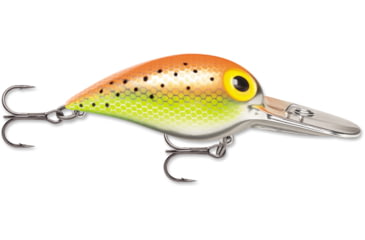 Image of Storm Original Mag Wart Crankbait, Floating, Metallic Orange/Chartreuse Specks, 2 3/4in, 3/4oz, AV158