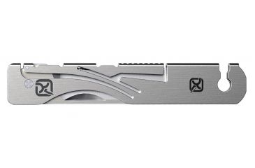 Image of Stowaway Tools Folding Knife Tool w/ 1.9in Locking Stainless Steel Blade, Metal-Matte, STW-200