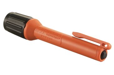 Image of Streamlight 2Aaa Propolymer Haz-Lo Flashlight, Atex Rated, 60 Lumen White Led, 2 X Aaa Battery, Box, Orange, 66507