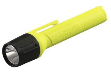 Image of Streamlight 2Aaa Propolymer Haz-Lo Flashlight, Atex Rated, 60 Lumen White Led, 2 X Aaa Battery, Box, Yellow, 66508