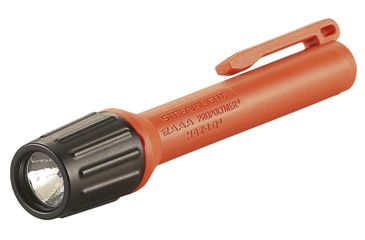 Image of Streamlight 2Aaa Propolymer Haz-Lo Flashlight, Inmetro Rated, 60 Lumen White Led, 2 X Aaa Battery, Orange, 66509