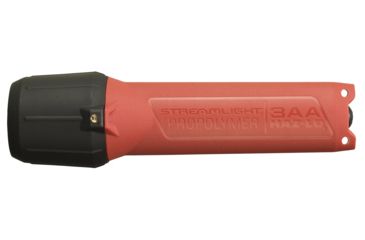 Image of Streamlight 3Aa Propolymer Flashlight, Inmetro Rated, 120 Lumen White Led, 3 X Aa Battery, Blister Pack, Orange, 68727