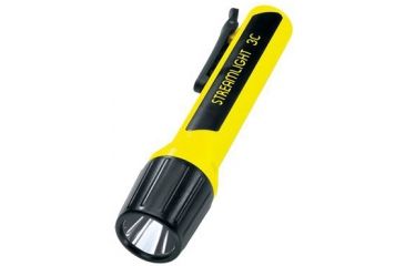 Image of Streamlight 3C Lux Div 2 w/ White LED, no batteries, Clam Pack, Yellow 33242