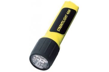 Image of Streamlight 4AA Propolymer Light - Yellow w/ White LEDs, Batteries, Blister Pack 68202