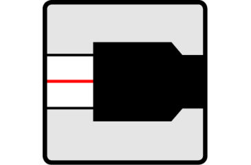 Image of Streamlight Dualie 3AA Flashlight, Atex Rated, 5Mw Red Laser, 245 Lumens, Yellow, 68764