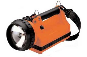 Image of Streamlight LiteBox Dual Filament Flashlight with Vehicle Mount charger Orange