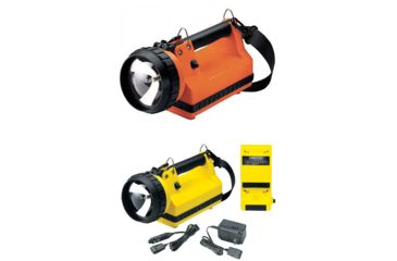 Image of Streamlight LiteBox Flashlight w/ Standard AC/DC charging system, Orange, Yellow
