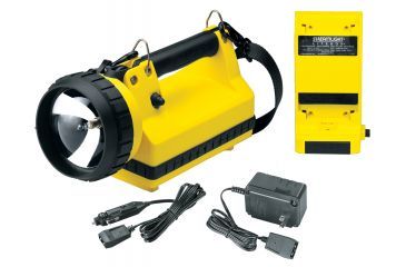 Image of Streamlight LiteBox Flashlight w/ Standard AC/DC Charging System, 20-Watt Spot Bulb, Yellow, 45109