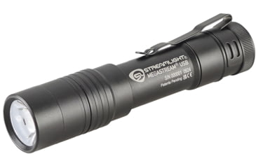 Image of Streamlight MegaStream USB Rechargeable 1800 Lumens Flashlight, Black, 66210