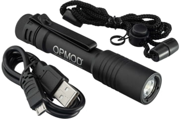 Image of Streamlight OPMOD MacroStream LED EDC Flashlight, Reachargeable Li-Ion, 50 - 500 Lumens, 66320OPMOD