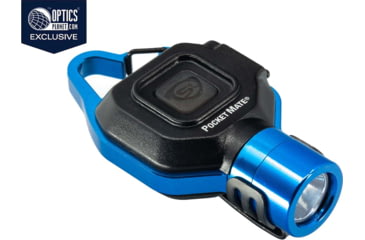 Image of Streamlight OPMOD Pocket Mate Ultra-Compact LED Flashlight, Lithium Ion, White, 325 Lumens, Blue, 73302OPMOD